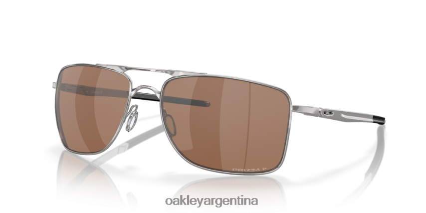 Oakley calibre 8 NBFV42514 gafas Lentes polarizadas Prizm de tungsteno, montura de cromo pulido.