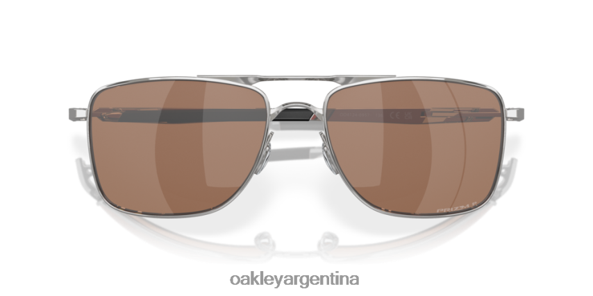 Oakley calibre 8 NBFV42514 gafas Lentes polarizadas Prizm de tungsteno, montura de cromo pulido.