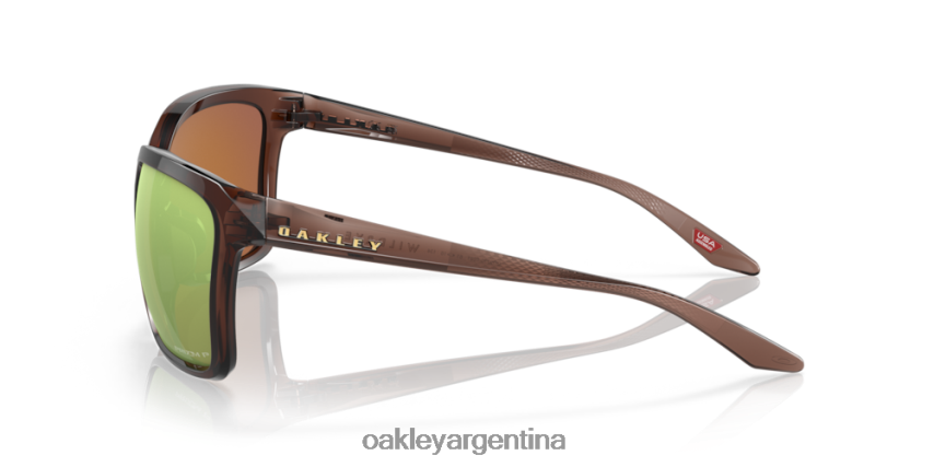 Oakley centeno silvestre NBFV42289 gafas lentes polarizadas prizm oro rosa, montura amatista pulida