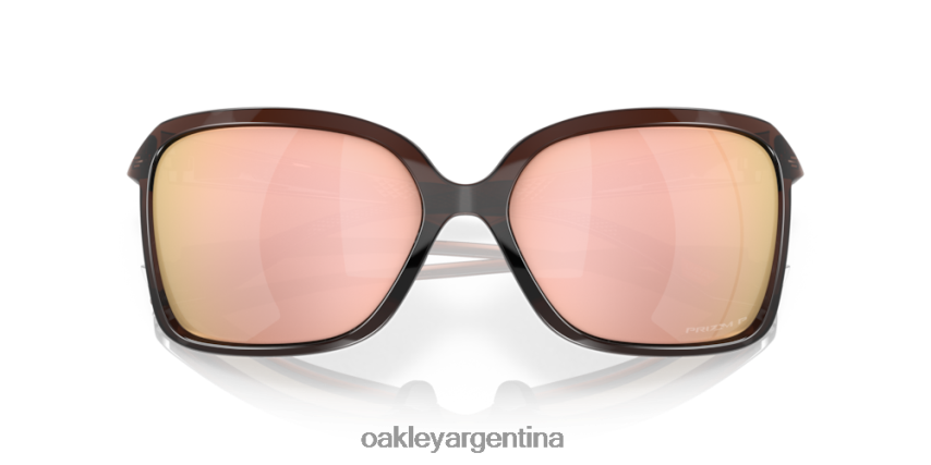 Oakley centeno silvestre NBFV42289 gafas lentes polarizadas prizm oro rosa, montura amatista pulida
