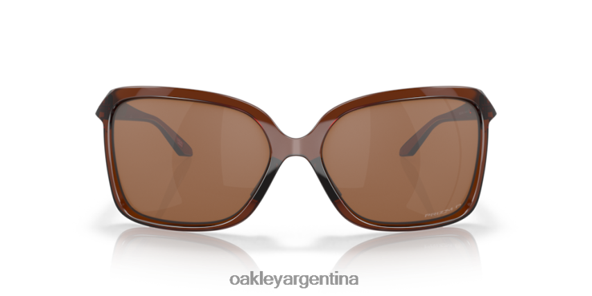 Oakley centeno silvestre NBFV42290 gafas Lentes polarizadas Prizm de tungsteno, montura de cerveza de raíz pulida.