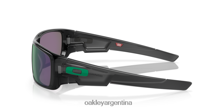 Oakley cigüeñal NBFV42249 gafas lentes jade iridium, montura tinta negra