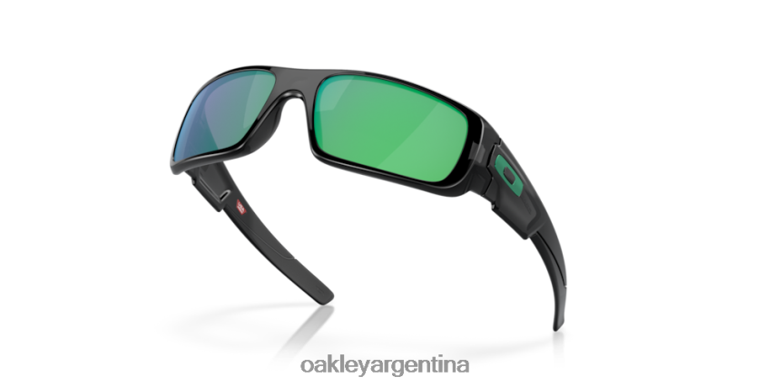 Oakley cigüeñal NBFV42249 gafas lentes jade iridium, montura tinta negra
