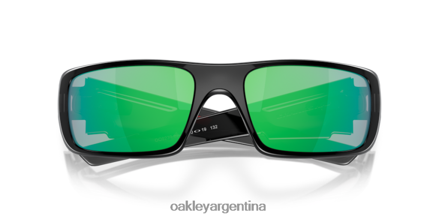 Oakley cigüeñal NBFV42249 gafas lentes jade iridium, montura tinta negra