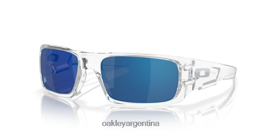 Oakley cigüeñal NBFV42251 gafas lentes de iridio hielo, montura transparente pulida
