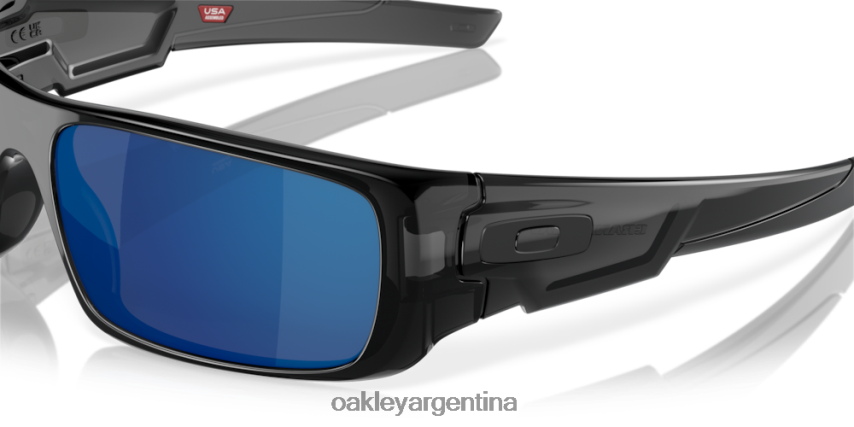 Oakley cigüeñal NBFV42255 gafas Lentes Ice Iridium, montura tinta negra.