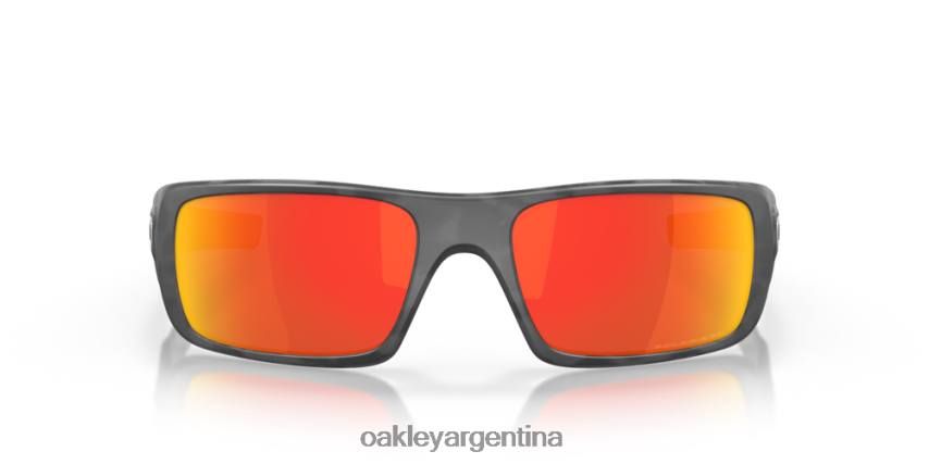 Oakley cigüeñal NBFV42256 gafas Lentes polarizadas Ruby Iridium, montura de camuflaje negro mate.