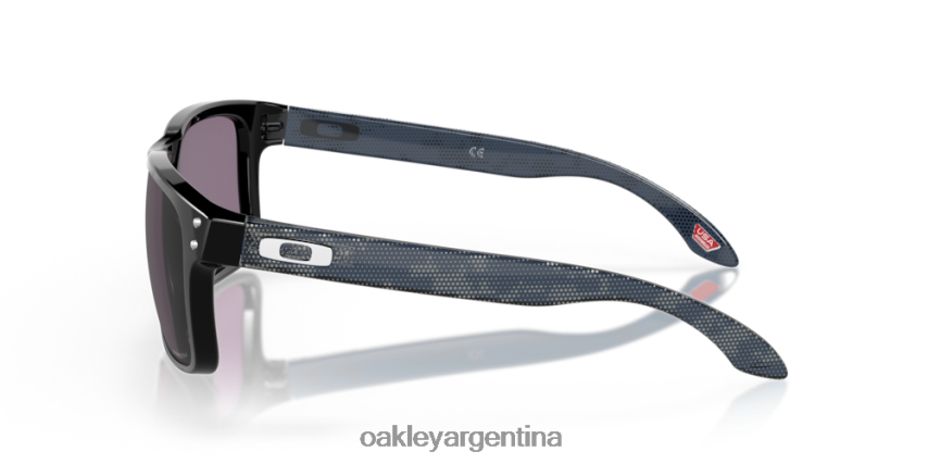 Oakley colección de alta resolución de holbrook NBFV42624 gafas lentes gris prizm, montura negra pulida