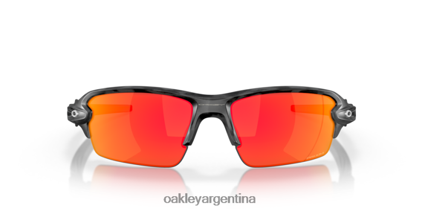 Oakley colección de camuflaje negro flak 2.0 (ajuste de puente bajo) NBFV42869 gafas Lentes Prizm Ruby, montura camo negra.