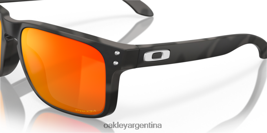 Oakley colección de camuflaje negro holbrook NBFV4258 gafas Lentes Prizm Ruby, montura camo negra.
