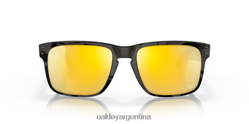 Oakley colección holbrook motogp NBFV42635 gafas Lentes polarizadas Prizm 24k, montura tortuga negra mate.