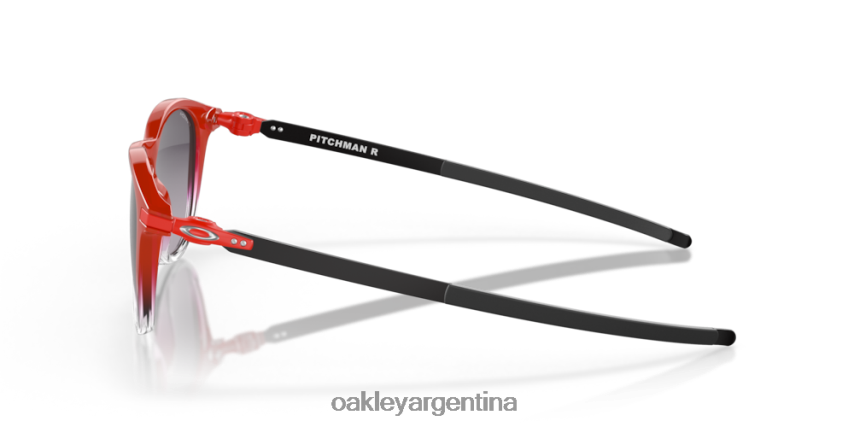 Oakley colección lanzador r fabio quartararo NBFV42294 gafas lentes prizm gris degradado, montura roja difuminada