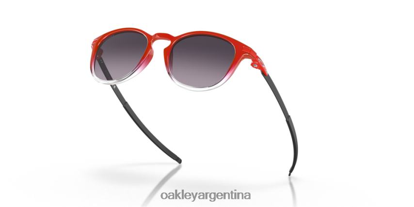 Oakley colección lanzador r fabio quartararo NBFV42294 gafas lentes prizm gris degradado, montura roja difuminada