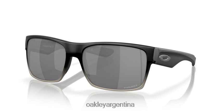 Oakley colección maquinista de dos caras NBFV42687 gafas Lentes cromadas de iridio, montura negra mate.