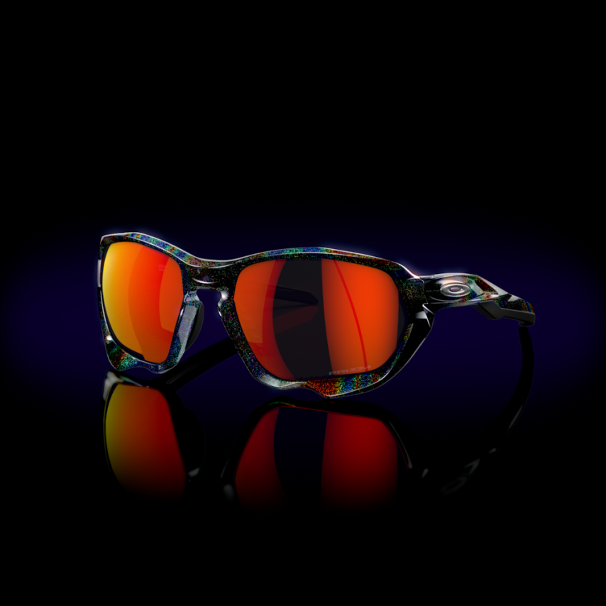 Oakley colección plazma brío NBFV42596 gafas lentes prizm ruby, montura galaxia oscura