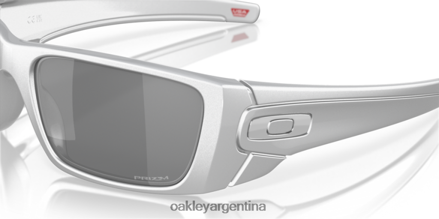 Oakley colección x-silver de pila de combustible NBFV42600 gafas lentes prizm negras, montura x-silver