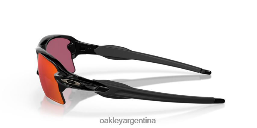 Oakley colores del equipo flak 2.0 xl NBFV42136 gafas Lentes Prizm Field, montura negra pulida.