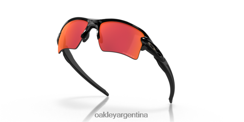 Oakley colores del equipo flak 2.0 xl NBFV42136 gafas Lentes Prizm Field, montura negra pulida.