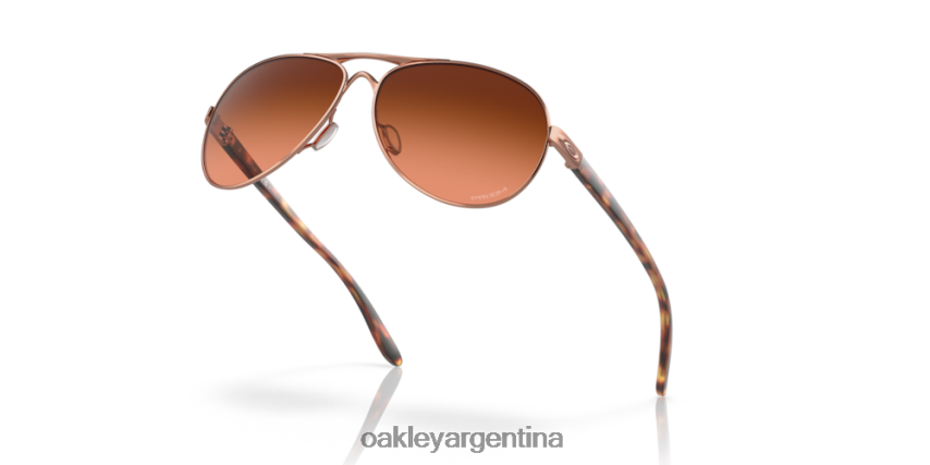 Oakley comentario NBFV42489 gafas lentes prizm marrón degradado, montura oro rosa