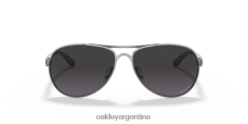 Oakley desempate NBFV42510 gafas lentes prizm gris degradado, montura cromada pulida