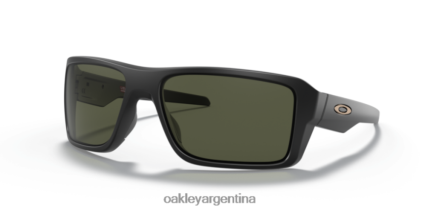 Oakley doble filo NBFV42502 gafas lentes gris oscuro, montura negra mate