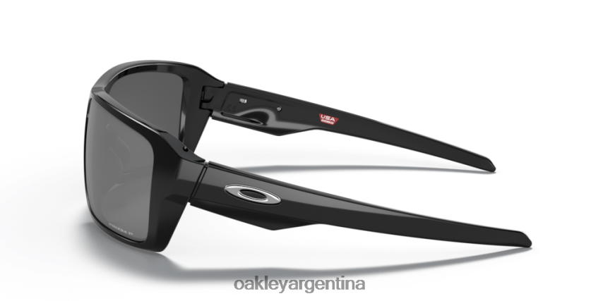 Oakley doble filo NBFV42504 gafas lentes prizm polarizadas negras, montura negra pulida