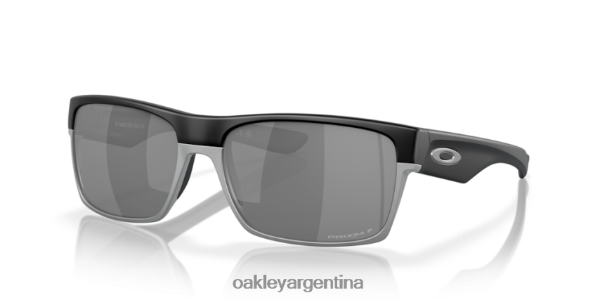 Oakley dos caras NBFV42688 gafas lentes prizm polarizadas negras, montura negra mate