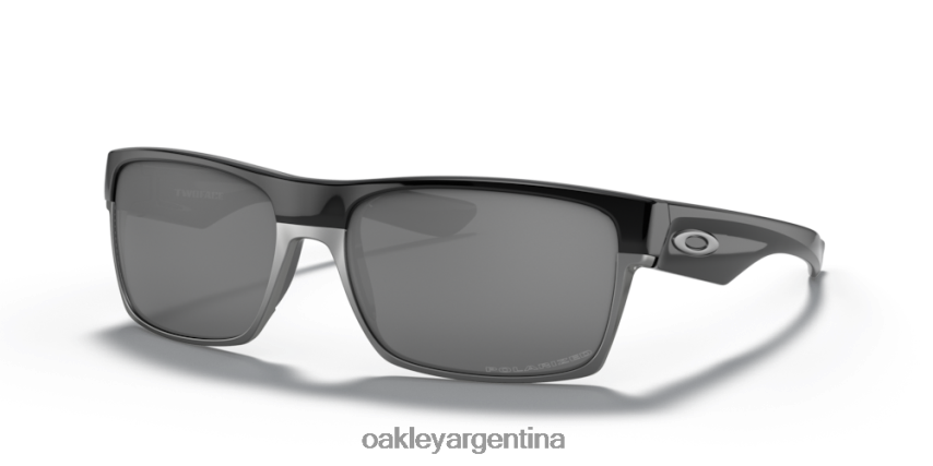 Oakley dos caras (ajuste de puente bajo) NBFV42846 gafas lentes polarizadas de iridio negro, montura negra pulida