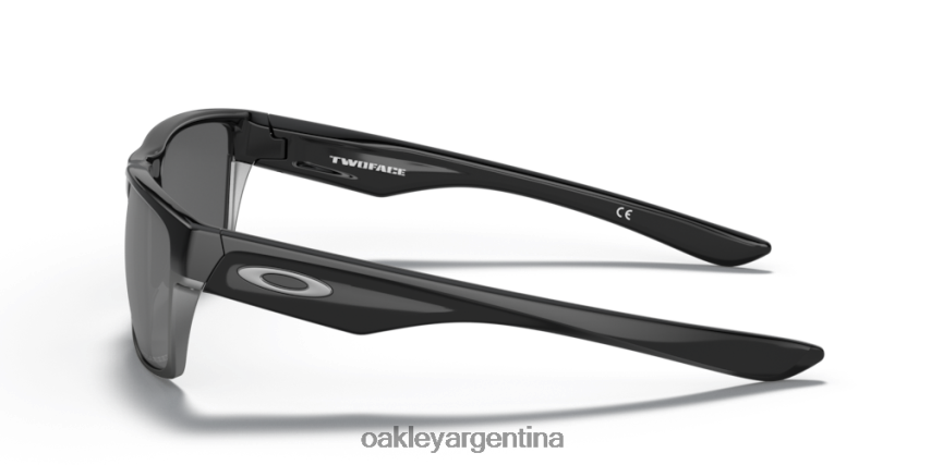 Oakley dos caras (ajuste de puente bajo) NBFV42846 gafas lentes polarizadas de iridio negro, montura negra pulida