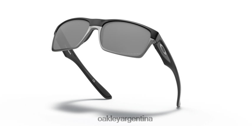 Oakley dos caras (ajuste de puente bajo) NBFV42846 gafas lentes polarizadas de iridio negro, montura negra pulida