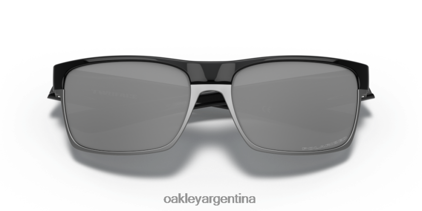 Oakley dos caras (ajuste de puente bajo) NBFV42846 gafas lentes polarizadas de iridio negro, montura negra pulida
