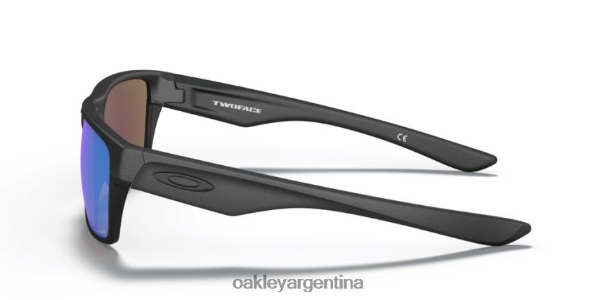 Oakley dos caras (ajuste de puente bajo) NBFV42848 gafas lentes prizm de zafiro, montura de acero