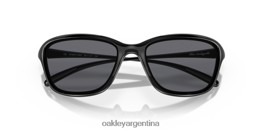Oakley ella es imparable NBFV42358 gafas lentes grises, montura negra pulida