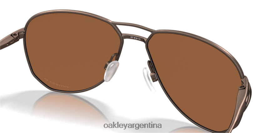 Oakley estela NBFV42423 gafas Lentes polarizadas Prizm de tungsteno, montura satinada tostada.