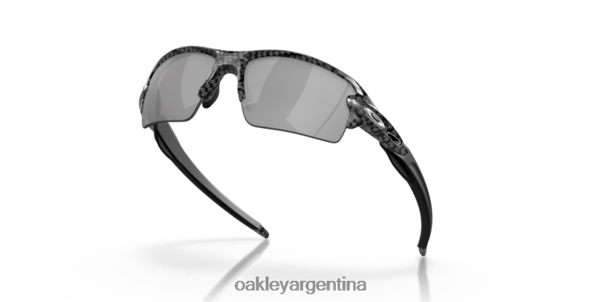 Oakley flak 2.0 (ajuste de puente bajo) NBFV42862 gafas lentes de iridio pizarra, montura de fibra de carbono