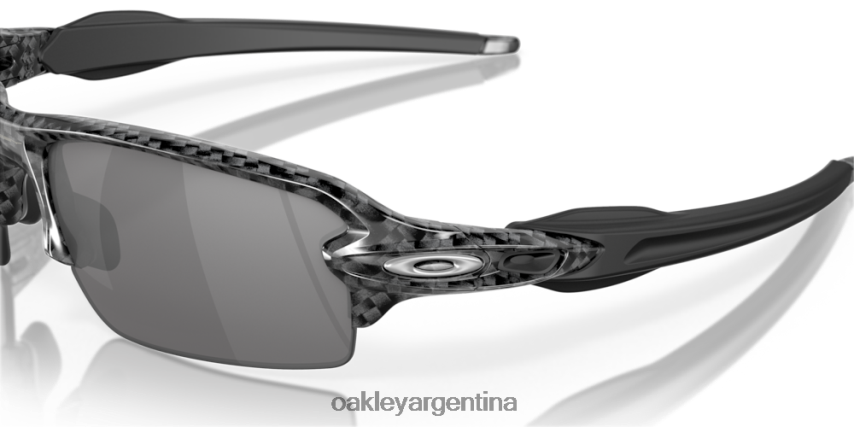 Oakley flak 2.0 (ajuste de puente bajo) NBFV42862 gafas lentes de iridio pizarra, montura de fibra de carbono
