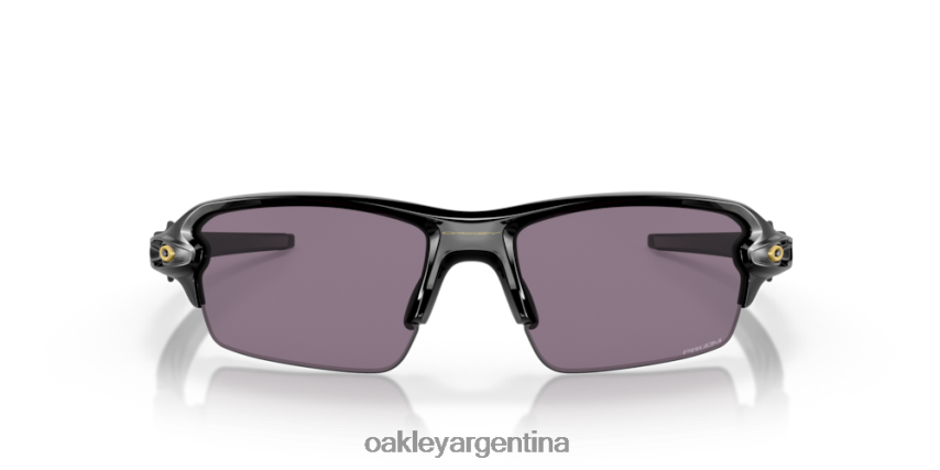 Oakley flak 2.0 (ajuste de puente bajo) NBFV42873 gafas lentes gris prizm, montura negra pulida