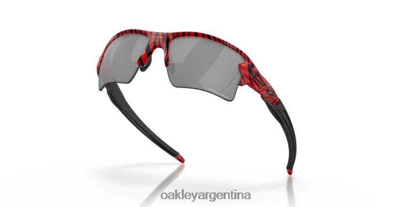 Oakley flak 2.0 xl tigre rojo NBFV42242 gafas lentes prizm negras, montura tigre roja
