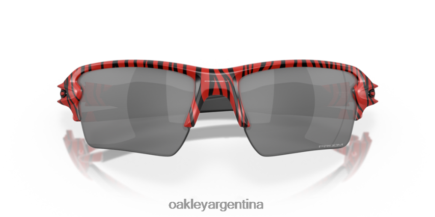 Oakley flak 2.0 xl tigre rojo NBFV42242 gafas lentes prizm negras, montura tigre roja