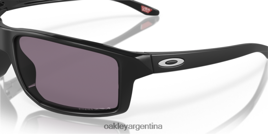 Oakley gibston NBFV42381 gafas lentes gris prizm, montura negra pulida