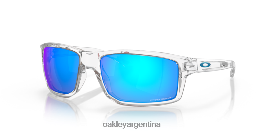 Oakley gibston NBFV42384 gafas Lentes Prizm de zafiro, montura transparente pulida.