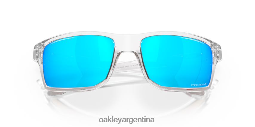 Oakley gibston NBFV42384 gafas Lentes Prizm de zafiro, montura transparente pulida.