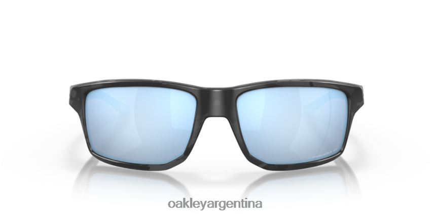 Oakley gibston NBFV42392 gafas Lentes polarizadas Prizm Deep Water, montura de camuflaje negro mate.