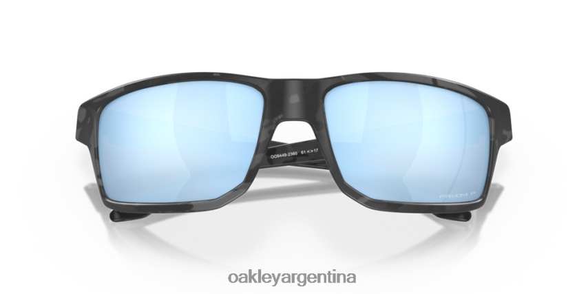 Oakley gibston NBFV42392 gafas Lentes polarizadas Prizm Deep Water, montura de camuflaje negro mate.