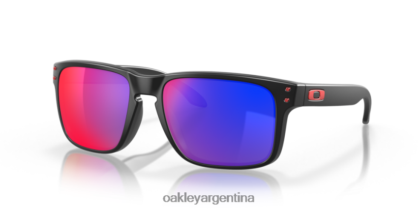 Oakley holbrook NBFV4249 gafas lentes de iridio rojo positivo, montura negra mate