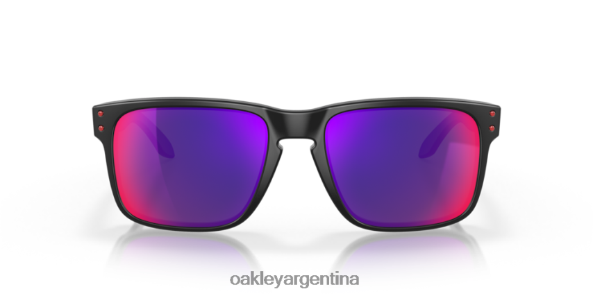 Oakley holbrook NBFV4249 gafas lentes de iridio rojo positivo, montura negra mate