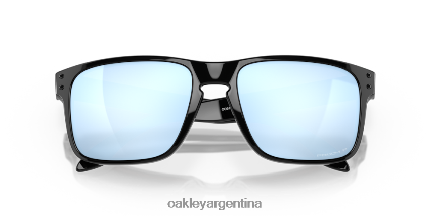 Oakley holbrook NBFV4251 gafas Lentes polarizadas Prizm Deep Water, montura negra pulida.