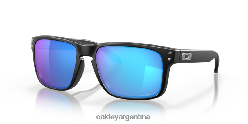 Oakley holbrook NBFV4259 gafas lentes polarizadas prizm sapphire, montura negra mate