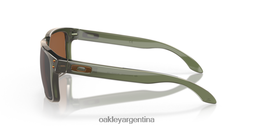 Oakley holbrook (ajuste de puente bajo) NBFV42799 gafas lentes polarizadas prizm tungsteno, montura tinta oliva