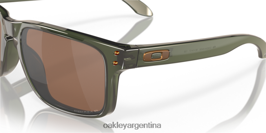 Oakley holbrook (ajuste de puente bajo) NBFV42799 gafas lentes polarizadas prizm tungsteno, montura tinta oliva